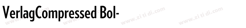 VerlagCompressed Bol字体转换